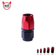 Mal energia um 4 6 8 10 12 óleo/combustível/mangueira giratória acessórios de alumínio giratória um adaptador de montagem óleo combustível reutilizável encaixe mangueira final