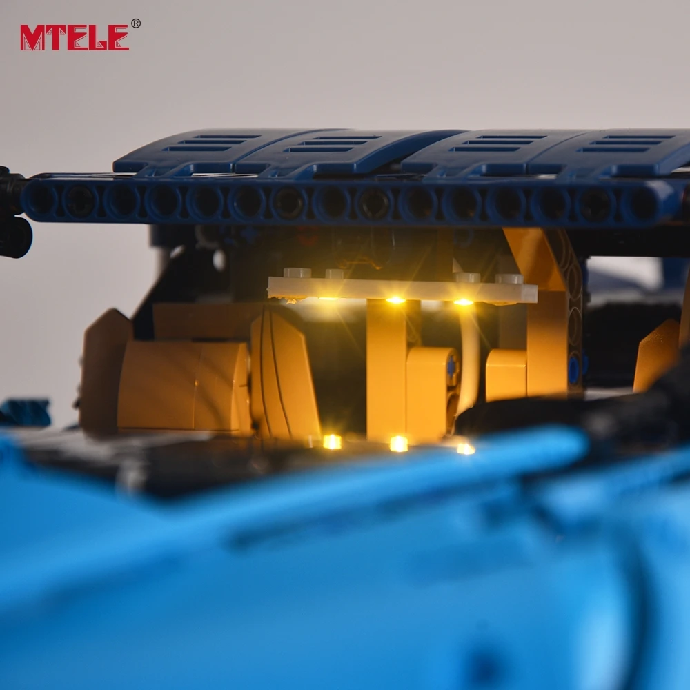 Светодиодный светильник MTELE, набор для серии Technic, игрушки Chiron, строительные блоки, светильник, набор, совместимый с 42083 и 20086, без модельного комплекта