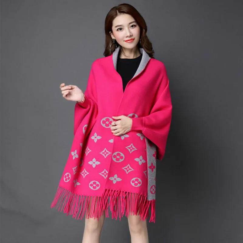 2018 new Women Wrap and Swing Fashion Autumn Winter Warm v Neck Casual Loose Sweater Knitted Tops tops coats jumper sweater 2018 new Women Wrap and Swing Fashion Autumn Winter Warm v Neck Casual Loose Sweater Knitted Tops tops coats jumper sweater