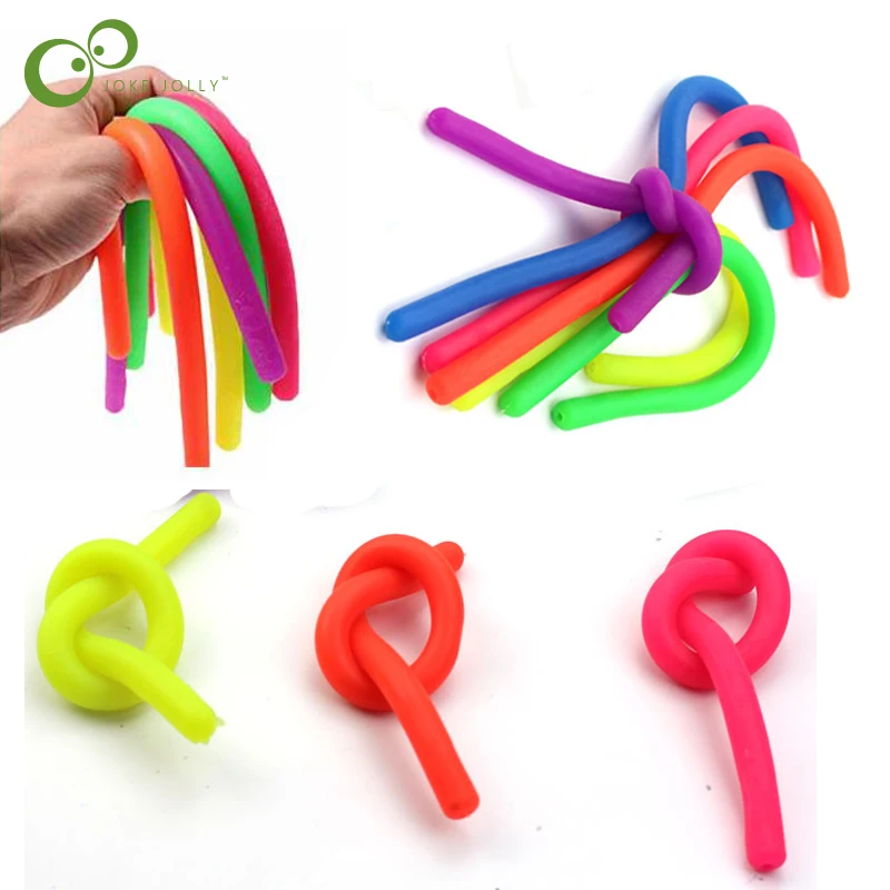 

Children Toy Adult Decompression Big Noodle Stretch String TPR Rope Anti Stress Toys String Fidget Autism Vent Toys LYQ