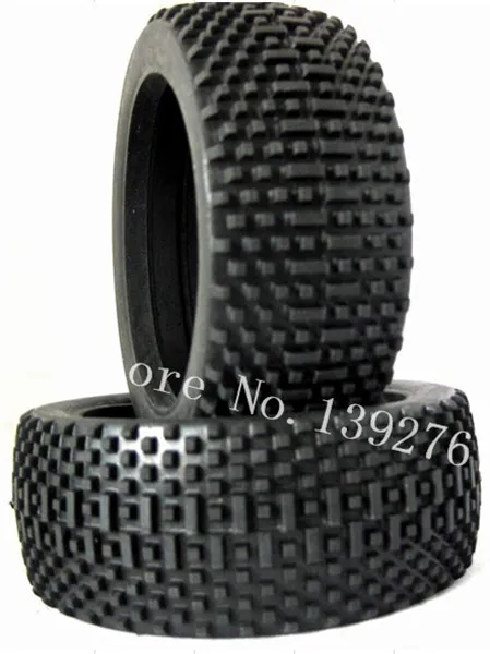 Best Offers 1Pair RC Buggy Remote Control Cars Rubber Tyre Tires & Wheel 112mm*43mm For 1/8 Nitro Power Baja HSP HIMOTO