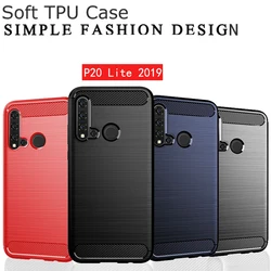 На Алиэкспресс купить чехол для смартфона esobest nova 3 4 4e 5i carbon fiber brushed cover for huawei p20 lite 2019 silicone case for huawei p20 lite p30 pro tpu case
