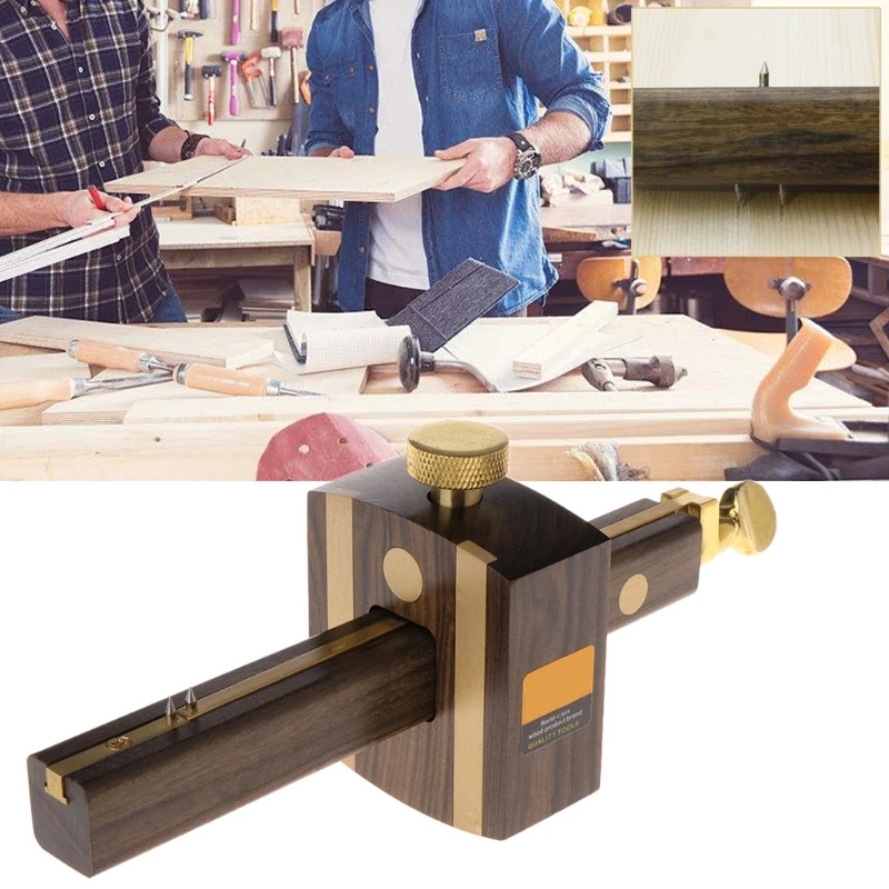 

Marking Gauge Woodworking Mortise Sliding Mark Scraper Adjustable Head Meter