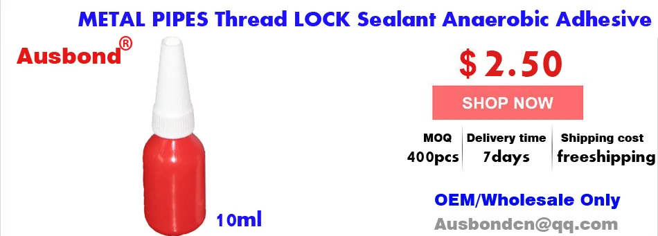 Резьбы гидравлический герметик 10 мл Блокировка и герметизация металлических труб резьбовой замок герметик анаэробный клей DHL