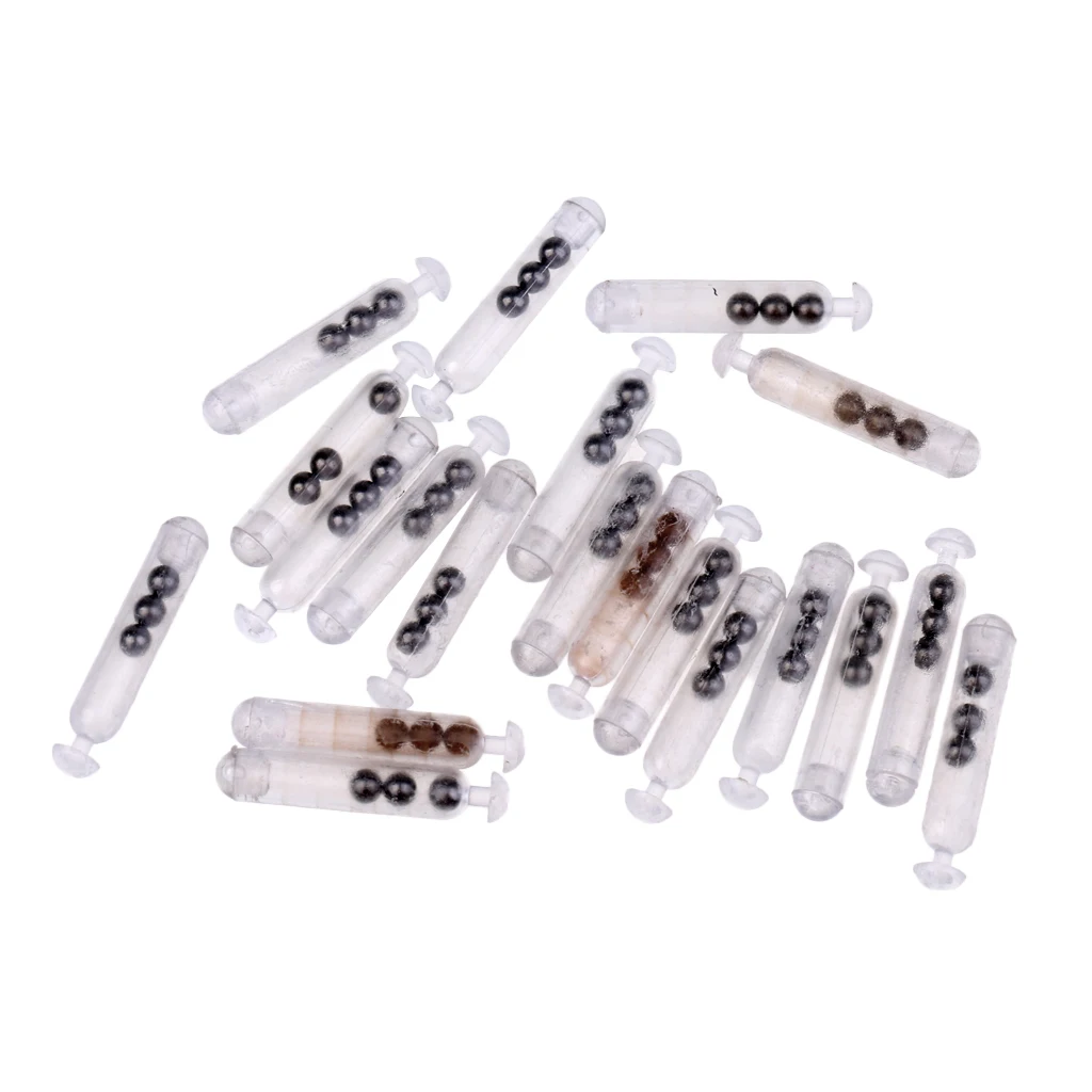 

20 Pieces Fishing Rattles Fishing Lure Bait Fly Sound Bar Rattles Insert Tube Rattle Shake Attract