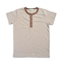 LeJin Children Boys Shirts T Shirt Summer Wear Short Sleeves Kids Tops in 100% Cotton Jersey