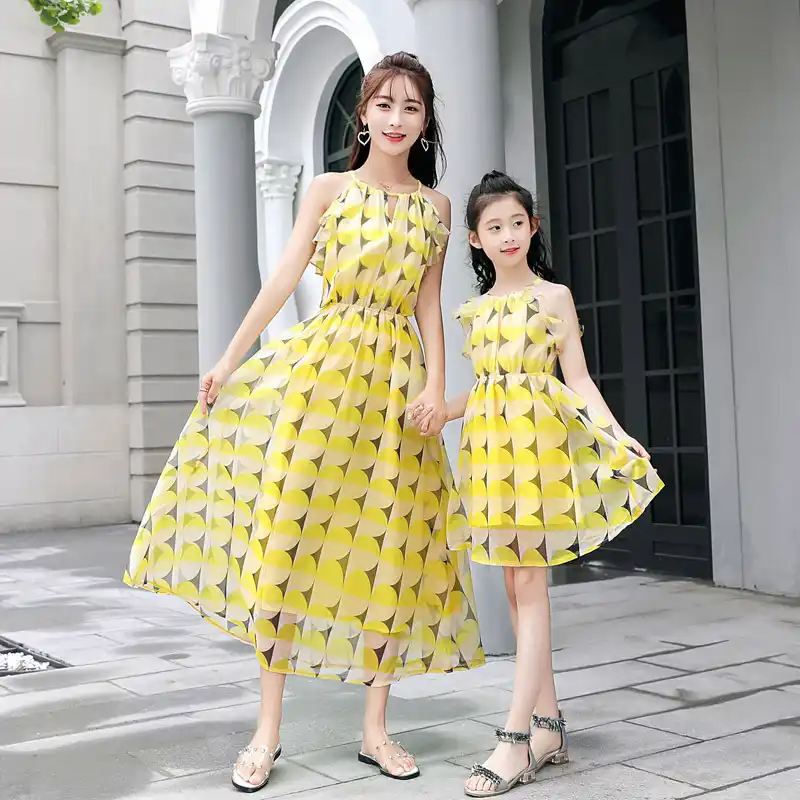 mother and daughter maxi dresses