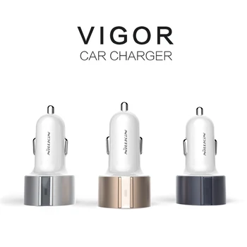 

Original Nillkin Vigor Car Charger Adapter 2 Ports 5V 3.4A Dual USB Car Charger For iPhone Huawei Xiaomi Meizu CE/FCC/ROHS