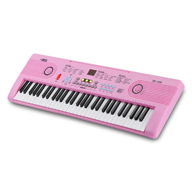 BD MUSIC BD 600 Multifunctional Electronic Piano 16 Tone 16 Rhythm 61