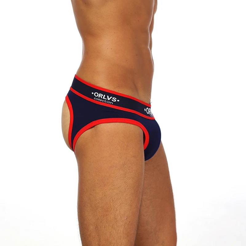 ORLVS 2019 Gay jockstrap 5 шт./партия нижнее белье сетчатые мужские трусики стринги с