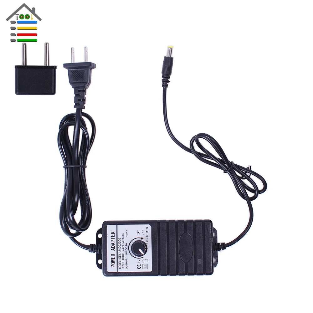 

New Adjustable DC 3-24V 2A Adapter Power Supply Motor Speed Controller with EU Plug For Electric Hand Drill