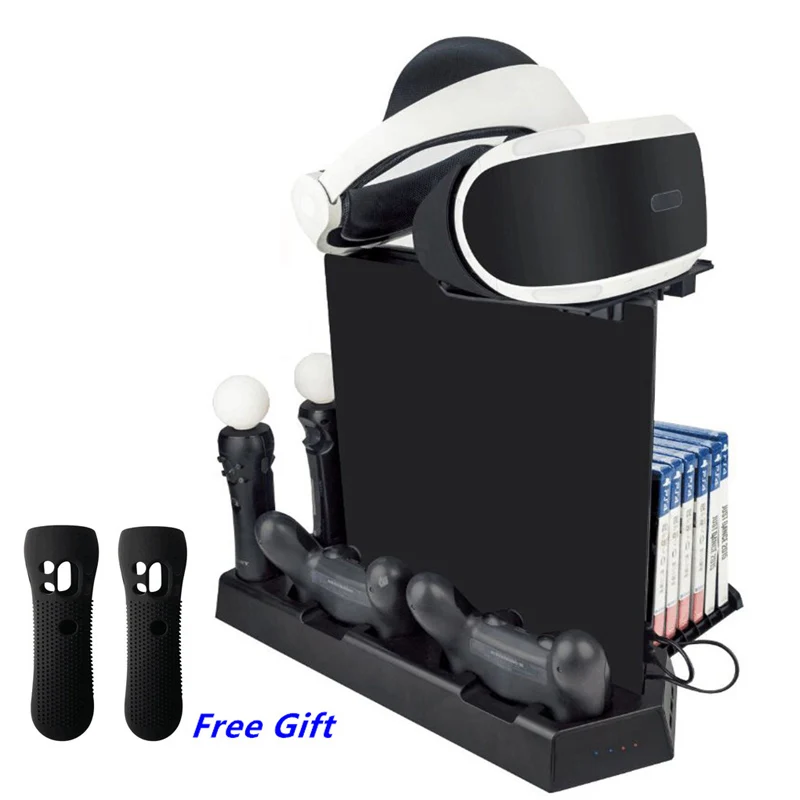 PS4 Slim/PS4 Pro зарядное устройство зарядная док станция вертикальная подставка
