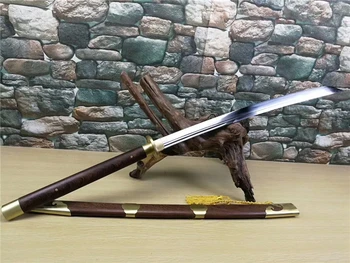 

Beautiful KungFu Sword Broadsword Miao Dao Sharp 1095High Carbon Steel Blade High Quality Chinese WUSHU Sword Full Tang