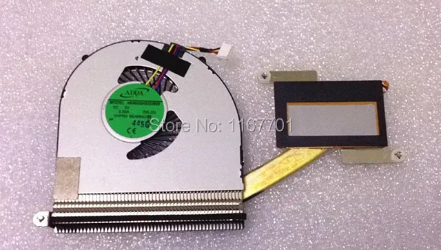 

100% Original laptop CPU cooling heatsink&fan for Lenovo IdeaPad U330 U330P 36LZ5TMLV10 Notebook AB06505HX050B00 00LZ5 Radiator
