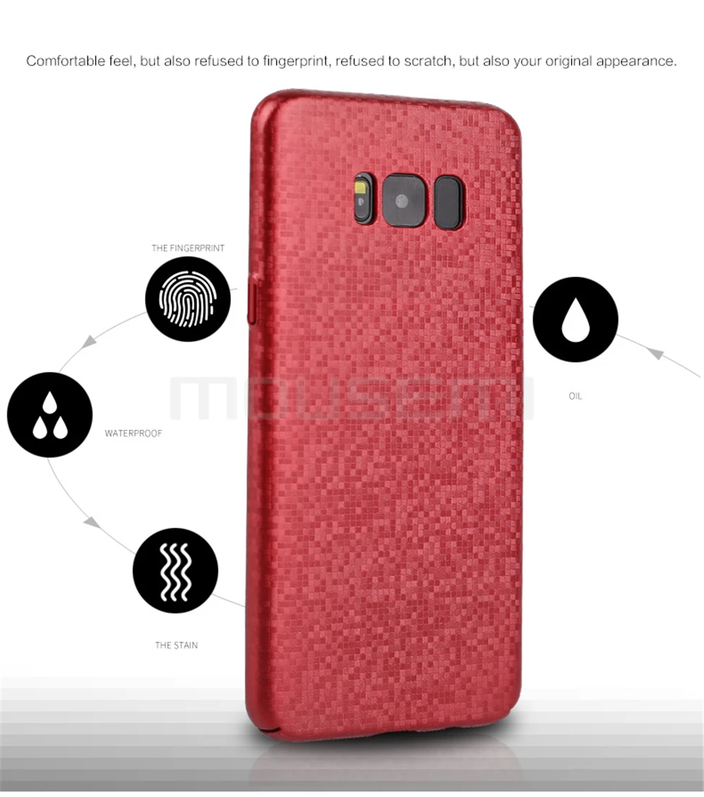 MOUSEMI Phone Cases For Samsung Galaxy S8 Case Shockproof Luxury Hard PC Mosaic Cover For Samsung Galaxy S8 Plus Case Cover 360 (5)