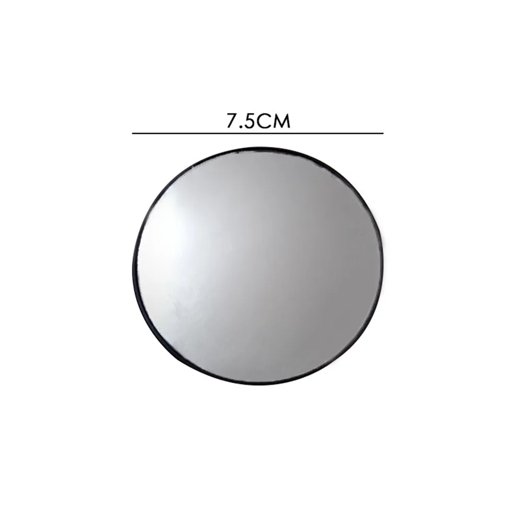 Миниатюрное карманное зеркало удобство портативный 10X Pagnifying стекло с 2 присосками чашки Круглые косметические серебряные Макияж лица