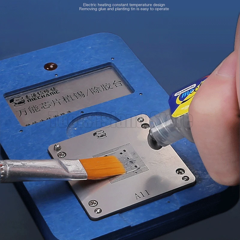 Механический ЦП NAND микросхема для посадки нагревательная платформа IPHONE BGA A8 A9 A10