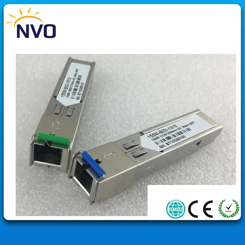 

5Pair/Lot,155M BiDi SFP 1550nm/1310nm SFP Module 3KM LC/SC WDM SFP Fiber Optical Transceiver,155M Single Mode LC/SC SFP Module