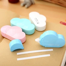 1 Pc Cloud Shaped Correction Tape Corretivo Escolar Fita Cartoon 5mmx5m Concealer School Tape 4 Colors Deli 8154