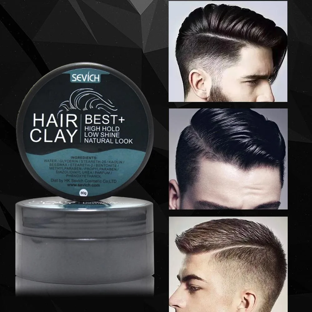 Men Retro Hair Oil Wax Hair Styling Gel Strong Hold Matte Finished