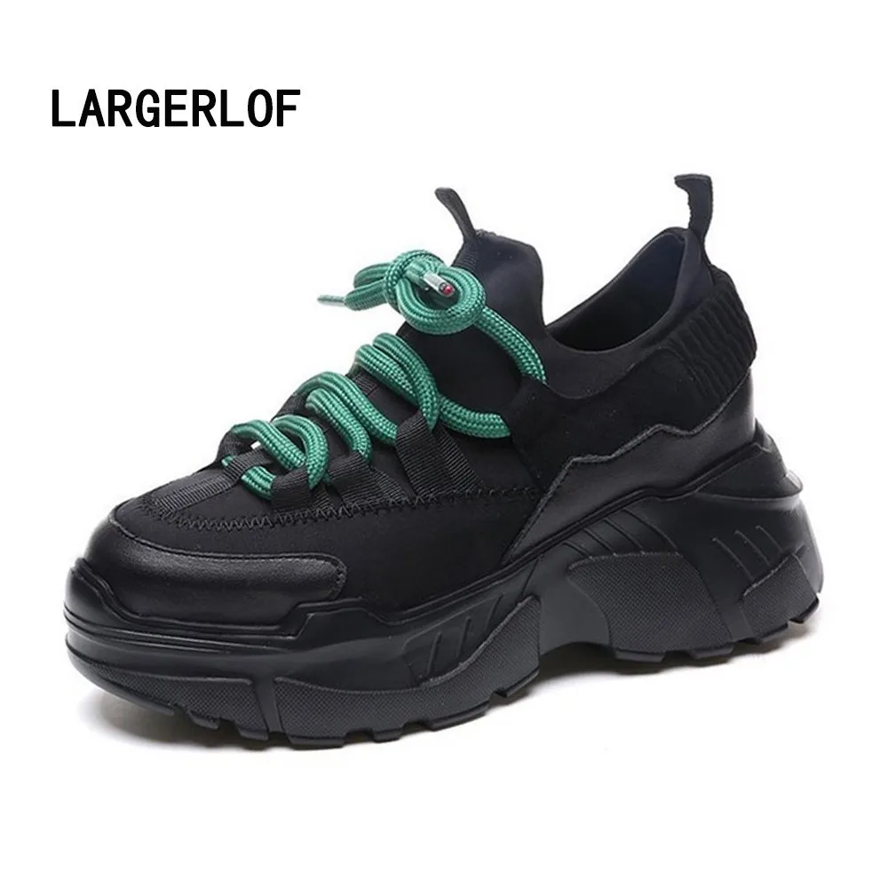 

Women Sport Shoes Thick Bottom Sneakers Woman Sports Increase Height Autumn Women's Shoes SH45114