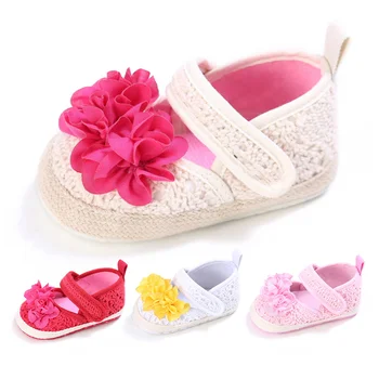 

First Walker Babyshoes Toddler Soft-soled Shoes Anti-Slip Flower Shoes Baby Infant Shoes Prewalker Casual Flats Shoes Newborn