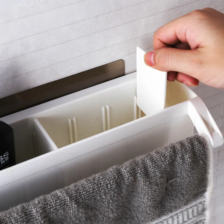 Bathroom Hanging Rack Storage Organizer Accessories for Blow Dryer Curl Iron, Hair Straightener, Brushes Stand Hair Dryer Holder