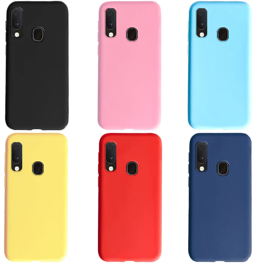 

Candy Color Case For Samsung Galaxy A20e A20 e Bumper Coque Cover For Samsung Galaxy A20e Soft Silicone Phone Case Protection