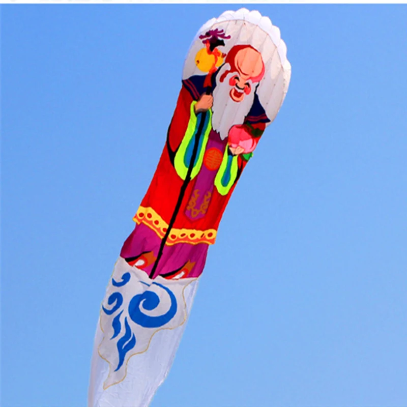 

free shipping Chinese traditional kite longevity soft kite ripstop nylon fabric alien inflatable kite for adults kite buggy