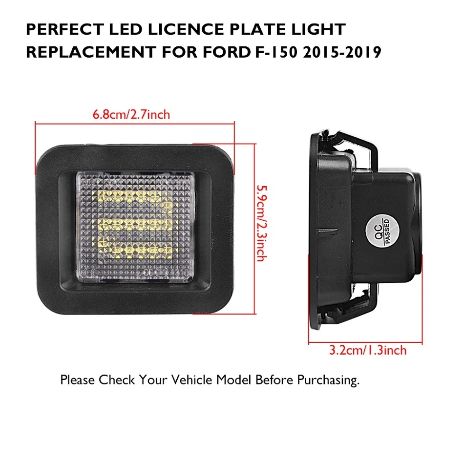 Ford F-150 Led License Plate lights (3)