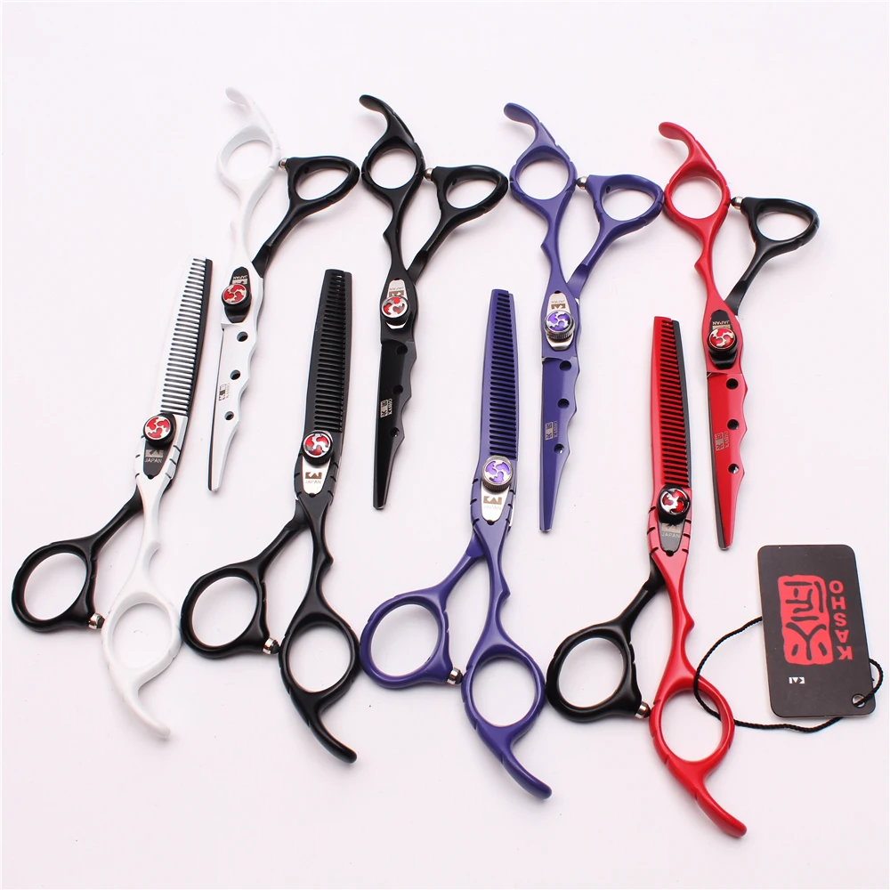 2Pcs H1019 6.0" Kasho Scissors for a hairstyle Professional