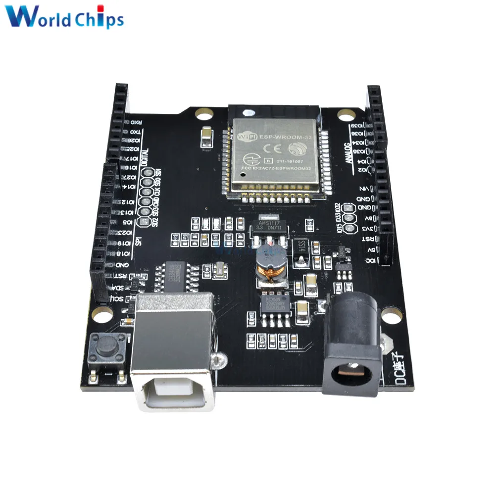 Беспроводная плата разработки ESP32 с Wi Fi и Bluetooth CH340 для Wemos D1 мини интерфейс Arduino UNO R3