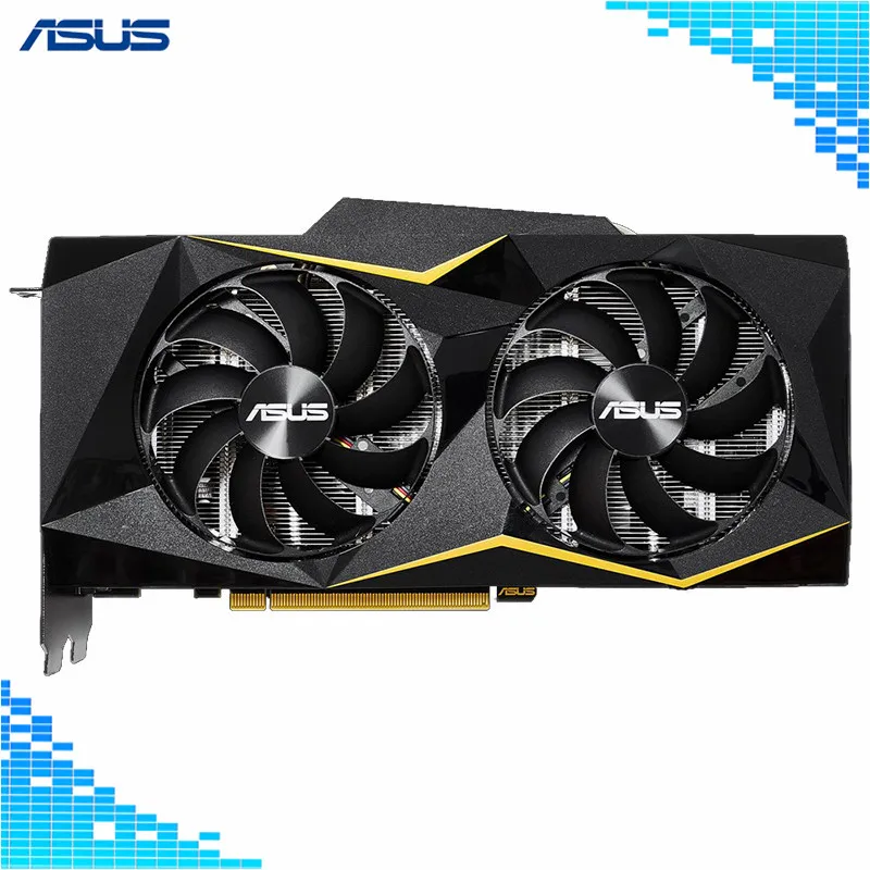 

Asus GTX1660TI-O6G-SI Graphics Cards 1500-1830MHz 192bit 12000MHz GDDR5 PCI Express 3.0 16X GeForce GTX 1660 Ti Game Video Cards