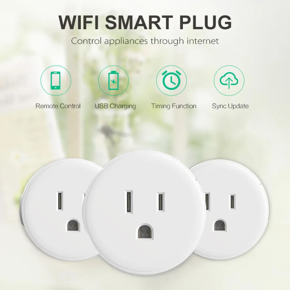 Smart США Plug поддержкой Wi-Fi мини-разъем Smart Управление Ваш Электрический дэвов умная розетка Управление Ваш Электрический дэвов m.16