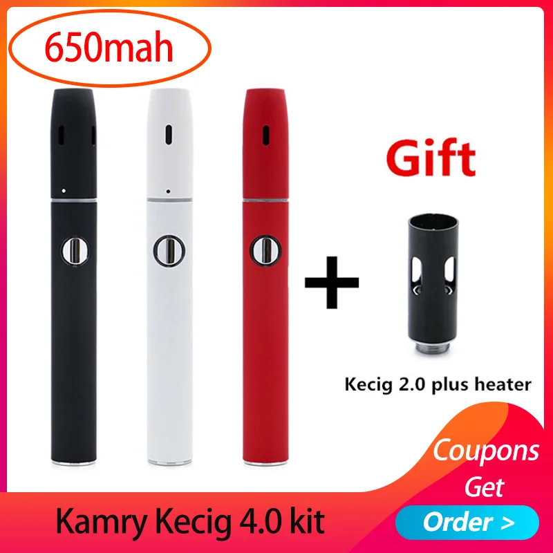 Kamry электронный сигарет 2 0 Kecig plus Набор нагревательных палочек 650 мАч сигарета для