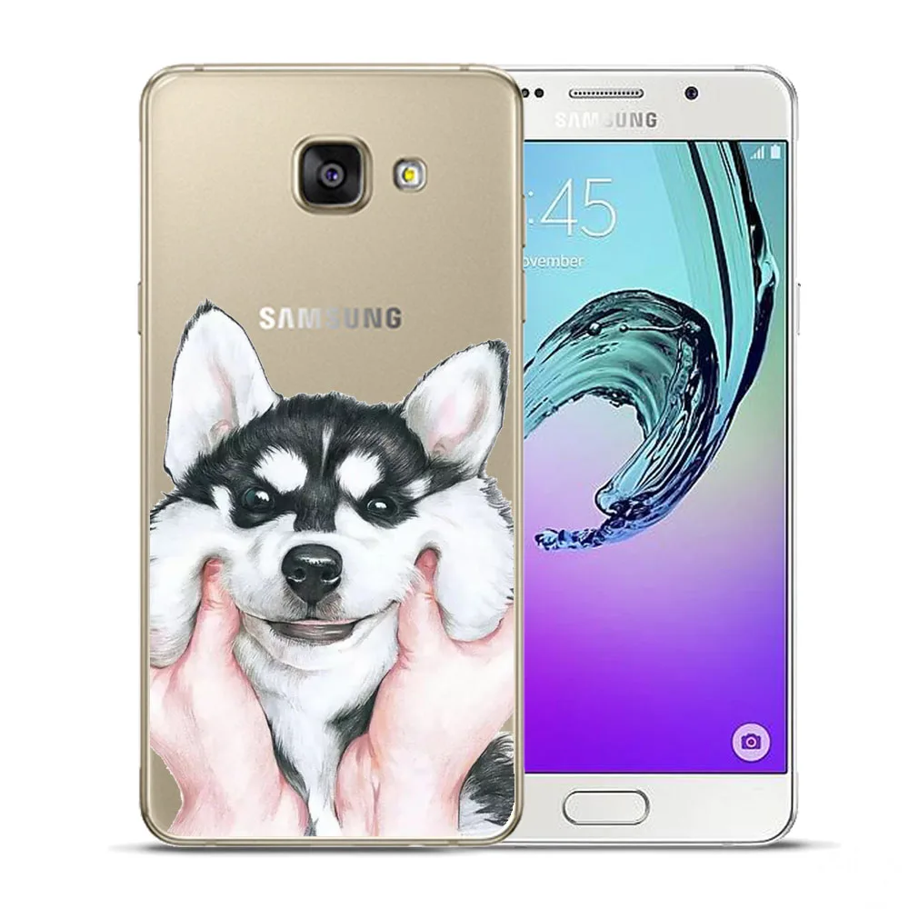 Прохладный корги мопса мягкий TPU чехол для Coque samsung Galaxy J3 J5 J7 J2 Prime A3 A5 A7 A8 плюс A7 чехол для телефона