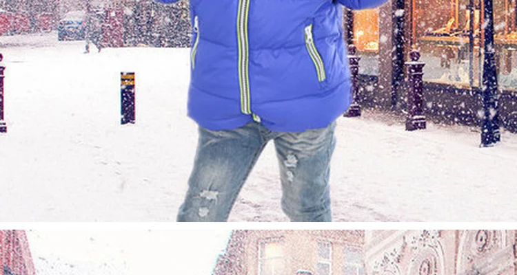 Зима новинка пуховик для маленьких мальчиков и девочек толстые теплые куртки верхняя спортивная одежда с капюшоном 4 цвета