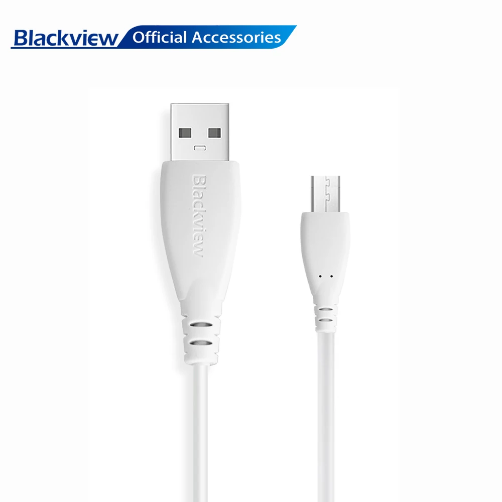 

Original Blackview Cable Charging BV5800PRO Wired USB Cable BV5800 distinctive Micro USB Jack Cable for BV6000S Travel Cable