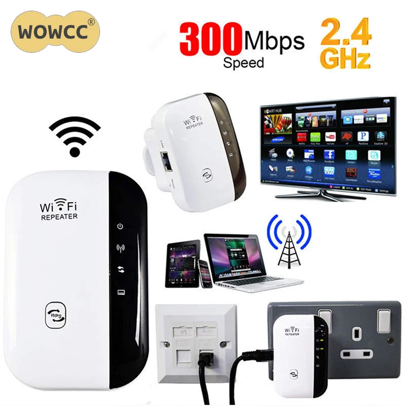 WiFi Blast Repeater Wireless Wi-Fi Range Extender 300Mbps WifiBlast Amplifier