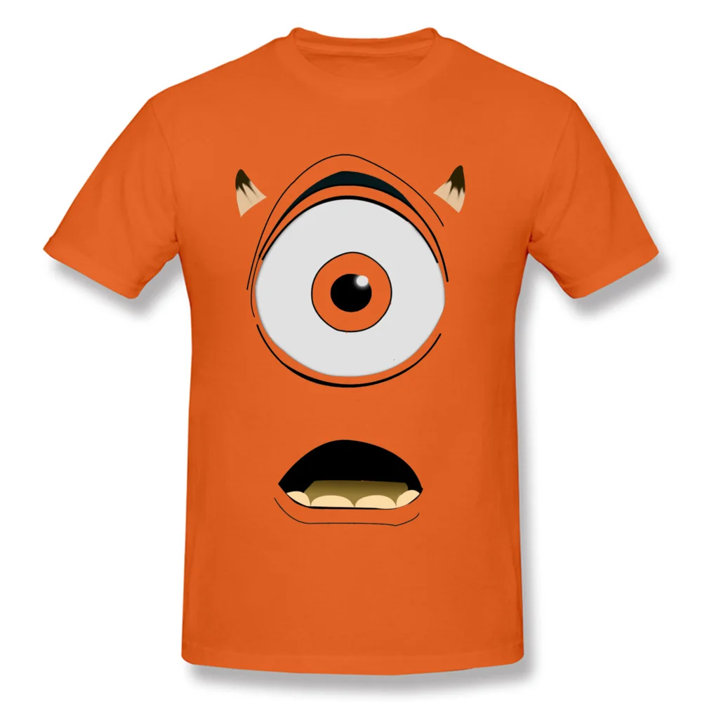  Personalized Tees 2018 Newest Short Sleeve Men Top T-shirts TpicOriginaltitle Printed On Summer Fall T Shirt Crew Neck Mike Wazowski 20750 orange