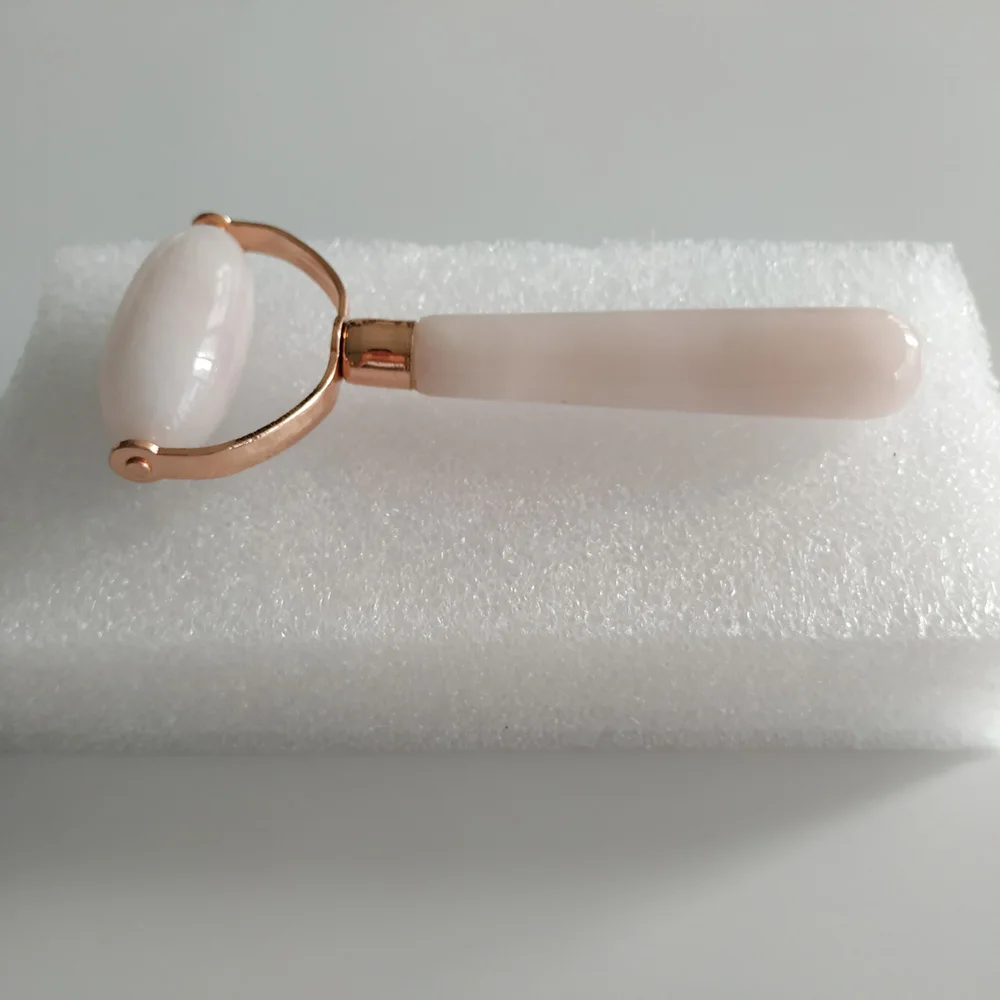 Natural Jade Roller Rose Quartz Roller  (2)