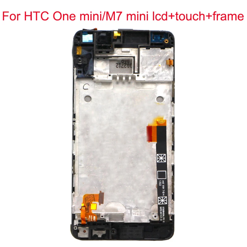 

JPFix For HTC One Mini M7 mini LCD Display Touch Screen Digitizer Assembly Replacement With Frame