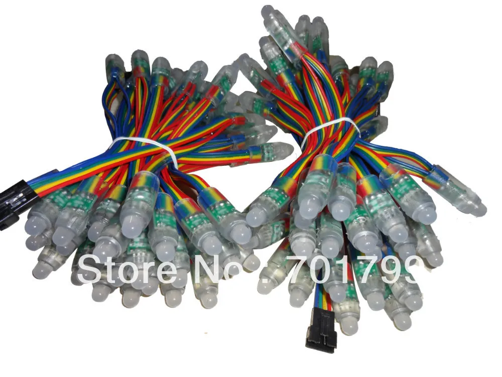Светодиодная лента 5 в постоянного тока яркий цвет 12 мм класс IP68 50 шт.|led string lights