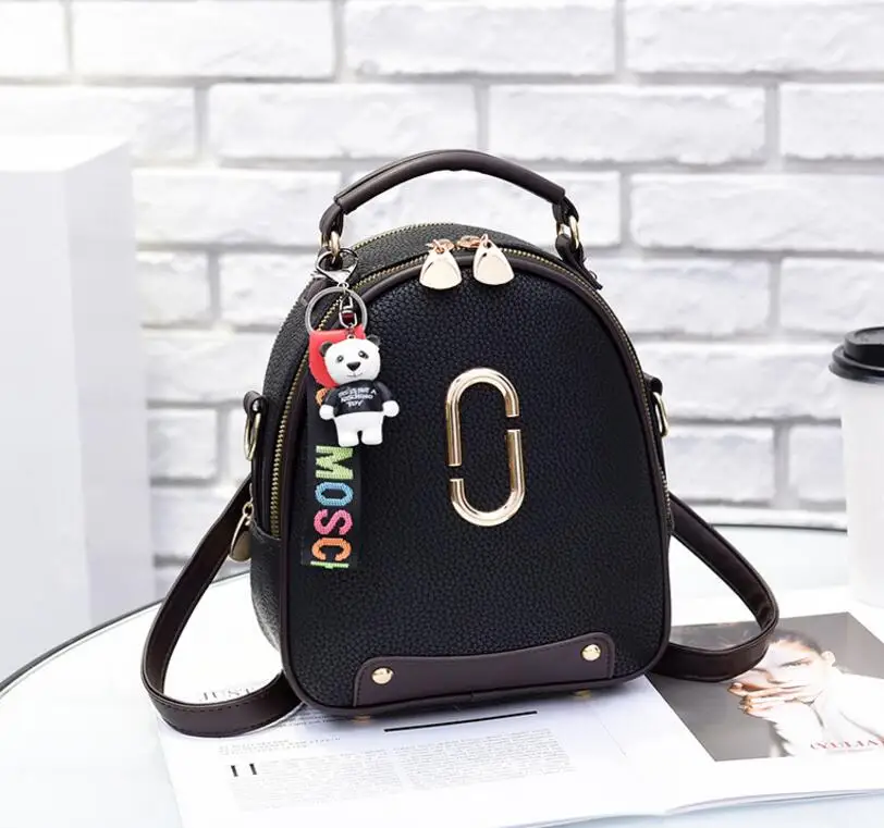 

2019 fashionable new women's backpack letter satchel single-shoulder hand travel backpack