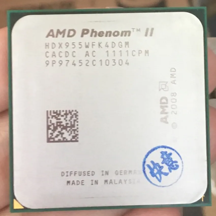 AMD Phenom II X4 955 95W HDX955WFK4DGM X955 четырехъядерный процессор AM3 938 рабочий для настольного
