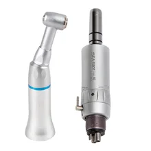 NSK Стиль стоматологический угловой наконечник низкая Скорость& Е-образные щипцы для установки пневматический двигатель с 4 отверстиями яд