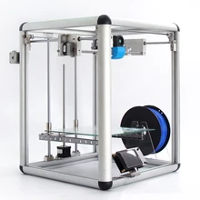 Джаз Алюминиева 3D-принтеры Высокая точность большой размер печати 260*260*260 мм 3d-Printer комплект
