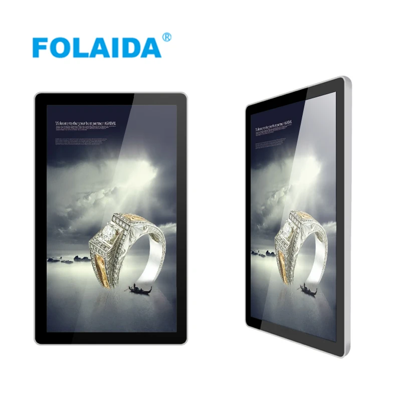 FOLAIDA 32 42 46 55 65 84 дюймовый рекламный плеер цифровая вывеска Android Сенсорный