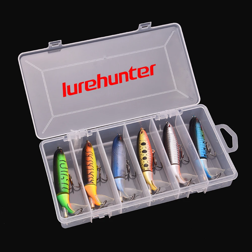 6 قطعة مع مربع الهائل Plopper 100 مللي متر 13g العائمة بوبر الصيد إغراء الاصطناعي الطعم الثابت المتذبذب الدورية الذيل الصيد معالجة 6 قطعة مع مربع الهائل Plopper 100 مللي متر 13g العائمة بوبر الصيد إغراء الاصطناعي الطعم الثابت المتذبذب الدورية الذيل الصيد معالجة
