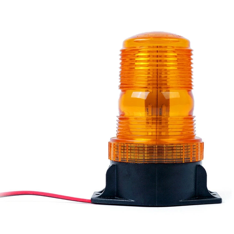 30 LED Amber Strobe Lamp Hazard Emergency Beacon Warning Flash Light Forklift 